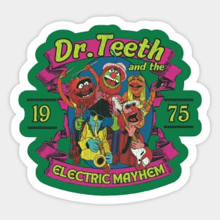 Dr. Teeth Distressed 1970 Sticker